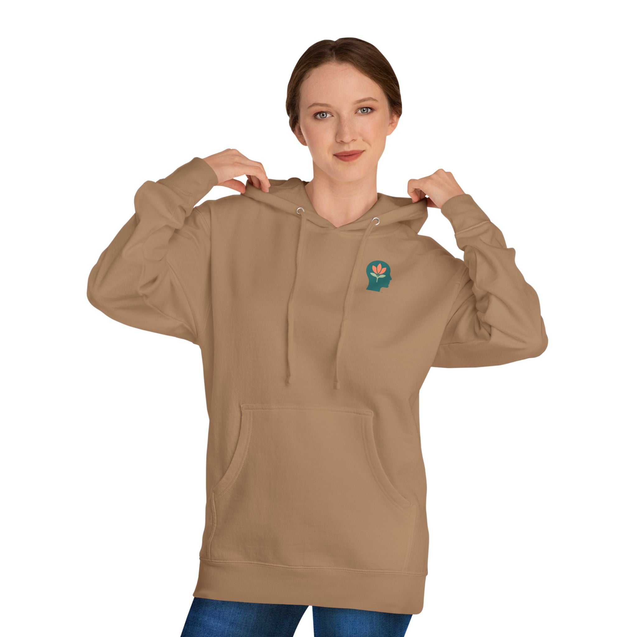 Progress Not Pressure Hoodie — Minimalist Motivational Pullover